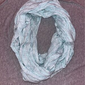 sparkle blue infinity scarf